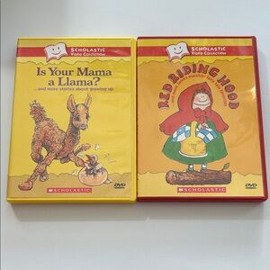 Scholastic DVD Lot Kids Childrens Learning Movies